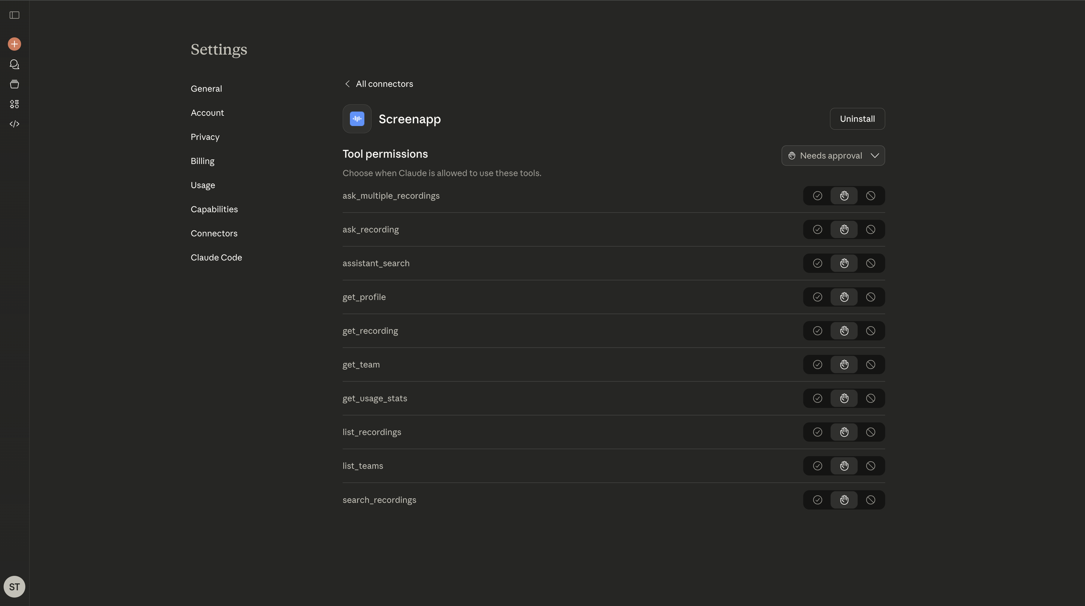 ChatGPT connector setup form with OAuth configuration